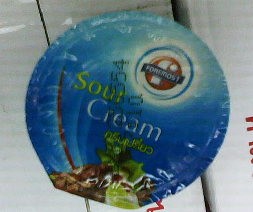 "Sour Cream", "Foremost" -  !