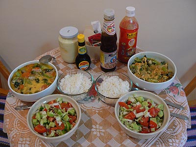 Наш скромный обед.