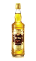 Crown 99. Смешиваются различные сорта шотландского виски экспертами из шотландии. 35 градусов.   Производитель: Red Bull Distillery(1988) Co., Ltd.
