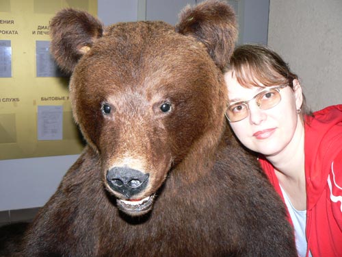 В лечебном корпусе.